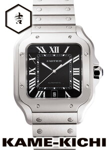 �J���e�B�G�@�T���g�X �h�D �J���e�B�G LM�@Ref.WSSA0096�@�V�i�@�u���b�N�@�iCARTIER�@Santos De Cartier LM�j