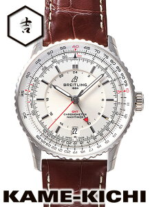 �u���C�g�����O�@�i�r�^�C�}�[GMT�@Ref.A32310211G1P1�@�V�i�@�V���o�[�@�iBREITLING�@Navitimer GMT�j