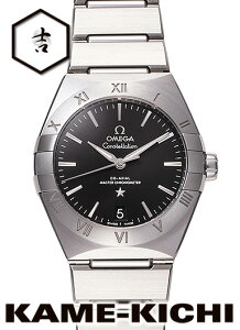 �I���K�@�R���X�e���[�V���� �R�[�A�N�V���� �}�X�^�[�N���m���[�^�[�@Ref.131.10.36.20.01.001�@�V�i�@�u���b�N�@�iOMEGA�@Constellation Co-Axial Master Chronometer�j