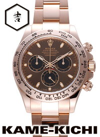 【中古】ロレックス　3年保証　デイトナ　Ref.116505　ブラウン（チョコ）/ブラック　（ROLEX　Daytona）