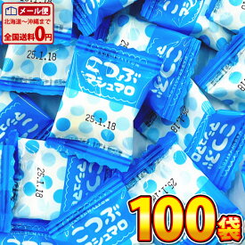 【ゆうパケットメール便送料無料】マイナット こつぶ マシュマロ 1袋（0.8g）×100袋【大量 お菓子 詰め合わせ プレゼント 子供 菓子まき 個包装 ポイント消化 マシュマロ 駄菓子屋】【販促品 こどもの日 景品 お菓子 駄菓子】