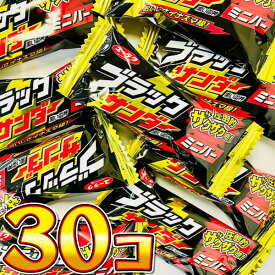 【ゆうパケット メール便送料無料】有楽製菓 ブラックサンダー ミニバー（25個）【大量 チョコレート プレゼント 個包装 ユーラク チョコレートバー 義理チョコ 1000円ポッキリ 】【販促品 お祭り 景品 お菓子 駄菓子】