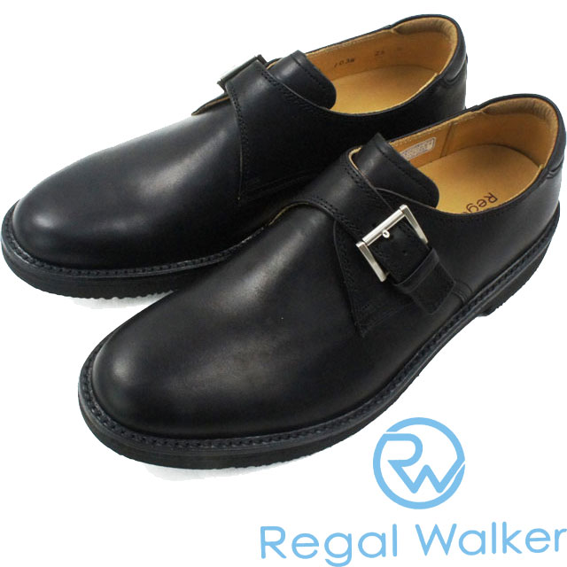 【ポイント8倍】リーガル 靴 メンズ ウォーカー 革靴 紳士靴 103W AH B(ブラック) WALKER フォーマル ビジネス BLACK ウォーキングシューズ 送料無料 evidのサムネイル