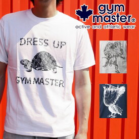 ＼ポイント10倍 6/4 20時～／gymmaster ジムマスター プリントTシャッツ メンズ レディース G299605 G299606 G299607 亀 エリマキトカゲ ペリカン 半袖シャツ MADE IN JAPAN 送料無料 evid