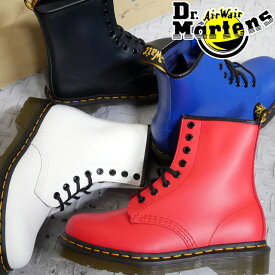 【返品交換送料無料】Dr.Martens ドクターマーチン1460 8ホールブーツ レースアップブーツ メンズ レディース ショートブーツ カジュアルシューズ 靴 11822411 ネイビー 24614636 レッド 24614400 ブルー あす楽 evid