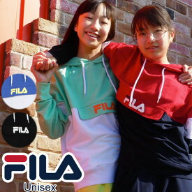 ＼ポイント7倍 4/25限定／フィラ FILA メンズ レディース ジュニア キリカエプルパーカー 長袖 フード ユニセックス トップス スエット FM5167 送料無料 あす楽 evid7