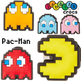 ＼5%クーポン有 7/15限定／クロックス crocs ジビッツ jibbitz パックマン ピンキー ブリンキー クライド インキー Pac-Man ラバークロッグ用アクセサリー 10007407 10007408 10007409 10007410 100074011