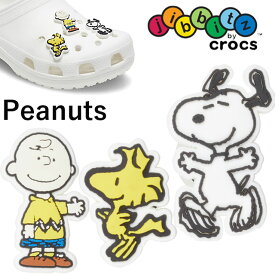 【あす楽】クロックス ジビッツ スヌーピー チャーリー・ブラウン ウッドストック Snoopy ラバークロッグ用アクセサリー 10007401 10007402 10007403 Woodstock Charlie Brown crocs jibbitz evid
