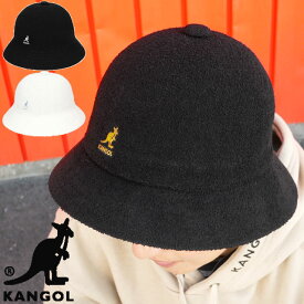 ＼ポイント6倍 6/1～／カンゴール KANGOL メンズ レディース 帽子 バミューダ カジュアル ベルハット アパレル 小物 195-169015 ブラック 黒 ホワイト 白 ブラック/ゴールド 送料無料 あす楽 evid