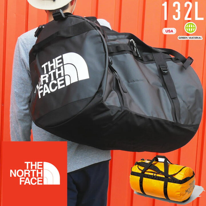 TheNorthFace ダッフルバック ドラム ブラック 耐水 XLサイズ