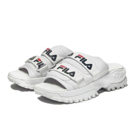 フィラ FILA レディース 厚底 サンダル アウトドアスライド チャンキーソール スライドサンダル カジュアルシューズ 5SM01799 125 ホワイト/ネイビー/レッド 100 ガーデニア 靴 送料無料 あす楽 evid