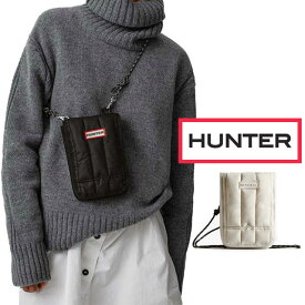 ＼ポイント8倍 8/18限定／ハンター HUNTER メンズ レディース スマホポーチ U パファー イントレピッド フォンポーチ バッグ サコッシュ 斜め掛け 肩掛け UBP1164KBM BAG かばん バック 旅行 フェス 鞄 送料無料 最強翌日配送 evid