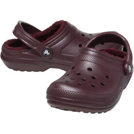 ＼ポイント7倍 4/25限定／クロックス crocs メンズ レディース サンダル 203591 クラシック ラインドクロッグ コンフォートサンダル クロッグサンダル カジュアルシューズ 防寒 6WD ダークチェリー 靴 テレワーク 在宅勤務 送料無料 あす楽 evid