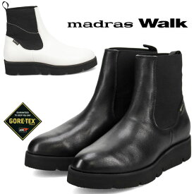 マドラスウォーク madras Walk ショートブーツ レディース レザーゴアブーツ ゴアテックス 防水 軽量 カジュアルシューズ 靴 MWL1110 ブラック 黒 ホワイト 白 送料無料 evid |6