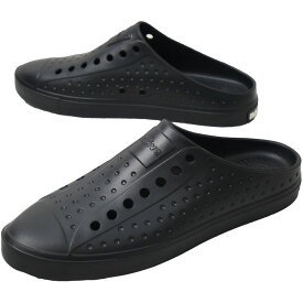 ネイティブ クロッグサンダル メンズ ジェファーソンクロッグ ラバーサンダル シャワーサンダル アウトドア サボサンダル コンフォートサンダル カジュアルシューズ 11113000 ジフィーブラック 黒 シェルホワイト 白 靴 送料無料 最強翌日配送 evid