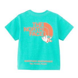 ＼ポイント8倍 5/27 1:59迄／ザ・ノースフェイス Tシャツ キッズ ベビー NTB32430ST ショートスリーブシレトコトコティー 子供服 赤ちゃん トップス ウエア 半袖 クマ かわいい 斜里町 カットソー アウトドア キャンプ アパレル 服 白 ベージュ 緑 メール便送料無料 evid