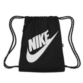 ナイキ NIKE バッグ メンズ ヘリテージ ドローストリング ジムサック 13L レディース バック BAG DC4245 010 ブラック/ブラック 黒 メール便送料無料 evid