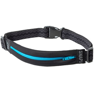\ポイント8倍 10/24 20時〜/スナップギア ランニングベルト メンズ ウエストバッグ GLOOP BELT SPRINT レディース ウエストポーチ Sサイズ 鞄 スポーツ マラソン アウトドア SNP-302 ブラック/ブルー