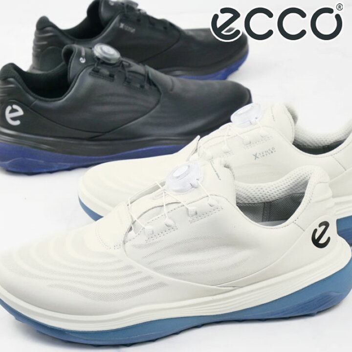 楽天市場】エコー メンズ ゴルフシューズ GOLF LT1 防水 ローカット 