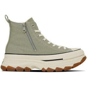 \ポイント8倍 10/27 9:59迄/コンバース ハイカット スニーカー オールスター トレックウエーブ Z HI レディース 厚底 靴 メンズ カジュアル シューズ レースアップ ジップアップ ブラック 313148