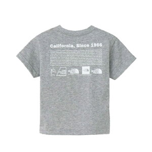 \最大6%クーポン有 10/29迄/ザ・ノース・フェイス Tシャツ キッズ ベビー NTB32356 ショートスリーブヒストリカルロゴティー 半袖 バッグプリント クルーネック 丸首 カットソー 子供服 トッ