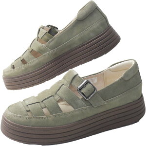 リーガル 社製 レッドウッドリバー×ミネトンカ(R) レディース グルカ 厚底 靴 牛革 ブラック ベージュスエード カーキスエード カジュアルシューズ M09C 送料無料 最強翌日配送 evid