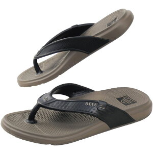 \最大6%クーポン有 10/29迄/リーフ メンズ トングサンダル オアシス 滑リにくい ビーチサンダル カジュアルシューズ ビーサン コンフォートサンダル アウトドア CJ5263 FOSSIIL/BLACK 靴 送料無料