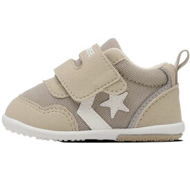 ＼最大1000円クーポン 10/15迄／コンバース converse ベビー 男の子 スニーカー ミニ RS 2 キッズ 女の子 ファーストシューズ ベルクロ ベビーシューズ ミッドカット カジュアルシューズ マジックテープ ベビー靴 37304020 ダークネイビー 37304021 グレージュ 子供靴