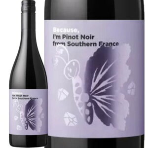 �r�R�[�Y �A�C�� �s�m�E�m���[�� �t���� �T�U���E�t�����X 750ml Because,I'm Pinot Noir from Southern France �t�����X �ԃ��C�� �~�f�B�A���{�f�B �A���R�[���x��14% �� ���C�� �X�N�����[�L���b�v