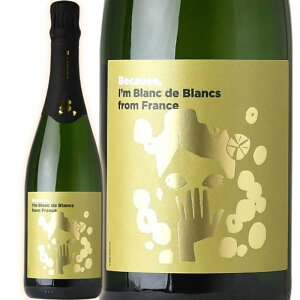 �r�R�[�Y �A�C�� �u�����E�h�E�u���� �t���� �t�����X 750ml Because,I'm Blanc de Blancs from France BRUT �V�����h�l �X�p�[�N�����O���C�� �h�� �A���R�[���x��12.5% �� ���C�� �R���N