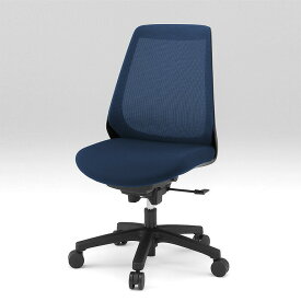 【送料無料】【正規代理店】イトーキ ITOKI nona ノナチェア メッシュバック 張地ネイビーブルー 抗ウィルス加工 抗菌防臭加工 バイラルオフ加工 フレームブラック 肘なし 樹脂脚 オフィスチェア シンプル 汚れにくい 壊れにくい 在宅勤務 リモートワーク テレワーク