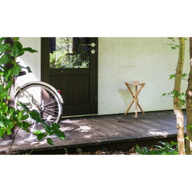 GREENHOLT Hunting Chair Small ハンティングチェア S Natural Leather 椅子 デザイナーズチェア ナチュラル ウレタン塗装 北欧 3本脚 ブナ材 おしゃれ 簡単持ち運び リビング キッチン 寝室 ファッション性 ピクニック アウトドア