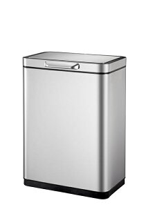 【正規販売店】【送料無料】EKO イーケーオー E-TOUCH ELECTRIC TOUCH BIN イータッチエレクトリックタッチビン 30L シルバー国内1年保証 ワンタッチオープン 自動で閉まる リチウムイオン 充電方式