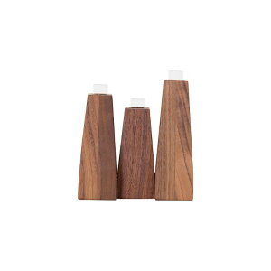 KAKI 1輪挿しトリオ #WN LaTree ラトレ ウォルナット 飛騨家具 hidakagu 無垢材 オイル仕上げ 花器 フラワーベース 木製 雑貨 小物 インテリア トータルコーディネート ナチュラル おしゃれ オーソ