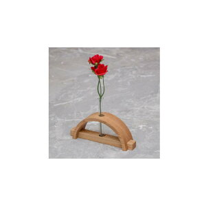 KAKI 1輪挿し 曲木 A #OAK LaTree ラトレ オーク 飛騨家具 hidakagu 無垢材 オイル仕上げ 花器 木製 雑貨 小物 インテリア トータルコーディネート ナチュラル おしゃれ デザイン ノスタルジック 和
