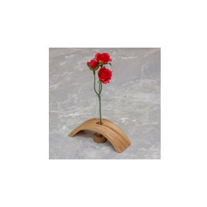 KAKI 1輪挿し 曲木 B #OAK LaTree ラトレ オーク 飛騨家具 hidakagu 無垢材 オイル仕上げ 花器 木製 雑貨 小物 インテリア トータルコーディネート ナチュラル おしゃれ デザイン ノスタルジック 和