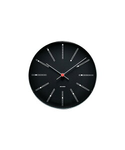 ARNE JACOBSEN WALL CLOCK BANKERS BLACK 210mm #43636 AlRuZ Ǌ|v oJ[Y ubN p Vv ݊ CeA jIi ō f}[Ns g[^fUC k