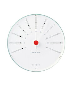 ARNE JACOBSEN Bankers Thermometer 温度計 120mm アルネヤコブセン バンカーズ サーモメーター 実用性 シンプル 存在感 インテリア 歴史的作品 最高傑作 デンマーク国立銀行 トータルデザイン 北欧 家具 雑貨 ウェザーステーション ギフト