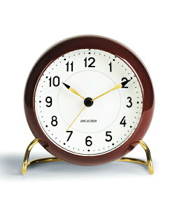 ARNE JACOBSEN Table Clock STATION #43676 o[KfB AlRuZ uv e[uNbN Xe[V dl fBt@C LEDCg [ugZT[ Xk[Y@\ P3dr A