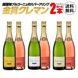 【全て金賞受賞！フランス産クレマン・ド・ブルゴーニュ 750ml×2本セット】伝統と革新の蔵元バイィ・ラピエール 白＆ロゼ 瓶内二次製法の上質スパークリング 高コスパで特別なひと時を演出 ワイン初心者から愛好家まで満足の味わい パーティー お祝い 誕生日 ギフト