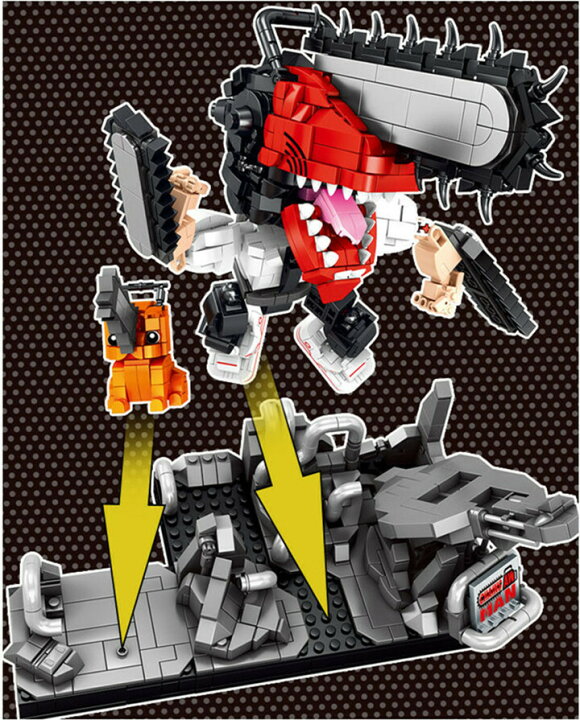 楽天市場】レゴ互換 チェンソーマン フィギュア LEGO デンジ デビル 