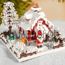 レゴ互換 クリスマス ブロック 知育玩具 積み木 立体パズル おもちゃ 人気 女の子 男の子 子供 お誕生日 プレゼント クリスマス サンタさん サンタクロース クリスマストレイン インテリア 飾り おしゃれ 置物