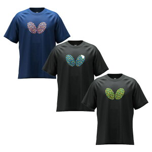 バタフライ BUTTERFLY 卓球ウェア 46580 マルチル・Tシャツ卓球シャツ ユニフォーム 送料無料