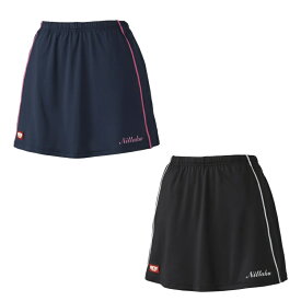 ニッタク 卓球パンツ Nittaku ムーブラインスコート 女子用 nw-2508 卓球ユニフォーム ネイビー/ブラック 送料無料