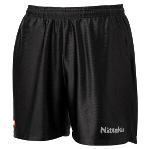 ニッタク 卓球パンツ Nittaku サテラショーツ 男女兼用 nw-2515 卓球ユニフォーム ブラック 送料無料