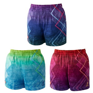 ニッタク 卓球パンツ Nittaku ブライトネオンショーツ 男女兼用 nw-2521 卓球ユニフォーム ネイビー/ブルー/パープル 送料無料