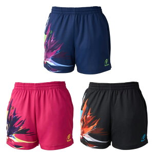 ニッタク 卓球パンツ Nittaku ブライトバーストショーツ 男女兼用 nw-2523 卓球ユニフォーム ネイビー/ロゼ/ブラック 送料無料