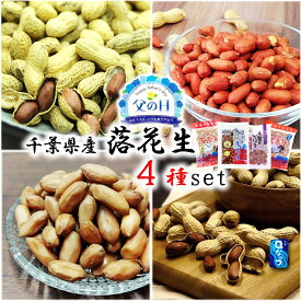 (父の日ギフト・送料無料)【千葉県産 落花生 4種set】 計520g 落花生 ギフト 国産 落花生 千葉県産 落花生 八街 ピーナッツ ギフト ナッツ 殻付き ますだの落花生 ご当地 お取り寄せ 千葉県 特産品 おつまみ Qなっつ きゅーなっつ ゆで落花生