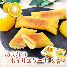 【あまなつホイル焼ケーキ 9個入】甘夏みかん ホイル包み焼 ケーキ 柑橘 焼菓子 ホイルケーキ みかん おやつ お茶菓子