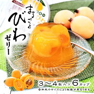 (送料無料)【まるごとびわゼリー びわ4粒入×6カップ】 枇杷 びわゼリー 千葉 房総 ビワゼリー ギフト 高…